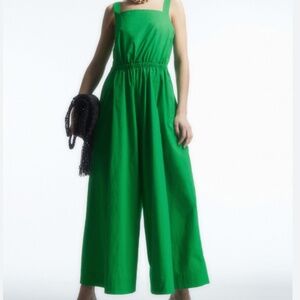 Cos Bow Back Wide Leg Jumpsuit